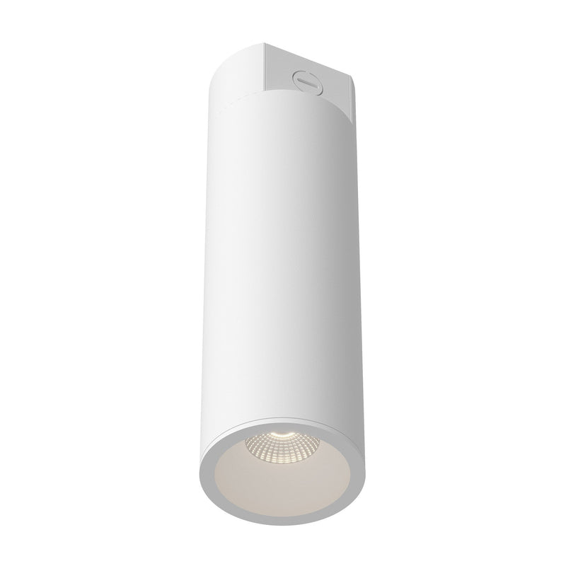 Lorna 15" Concrete Ceiling Flush Mount, 4" Diameter in White