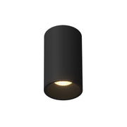 Lorna 8" Flush Mount, 4" Diameter in Black