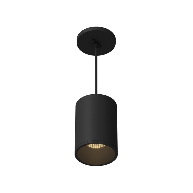 Lorna 6" Pendant, 4" Diameter in Black