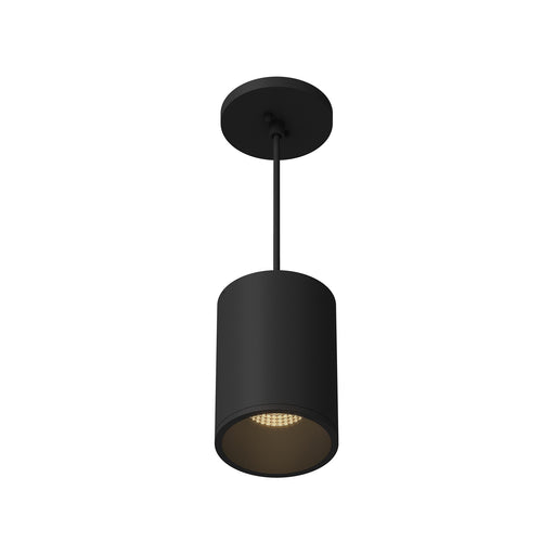 Lorna 6" Pendant, 4" Diameter in Black