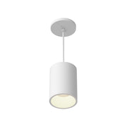 Lorna 6" Pendant, 4" Diameter in White