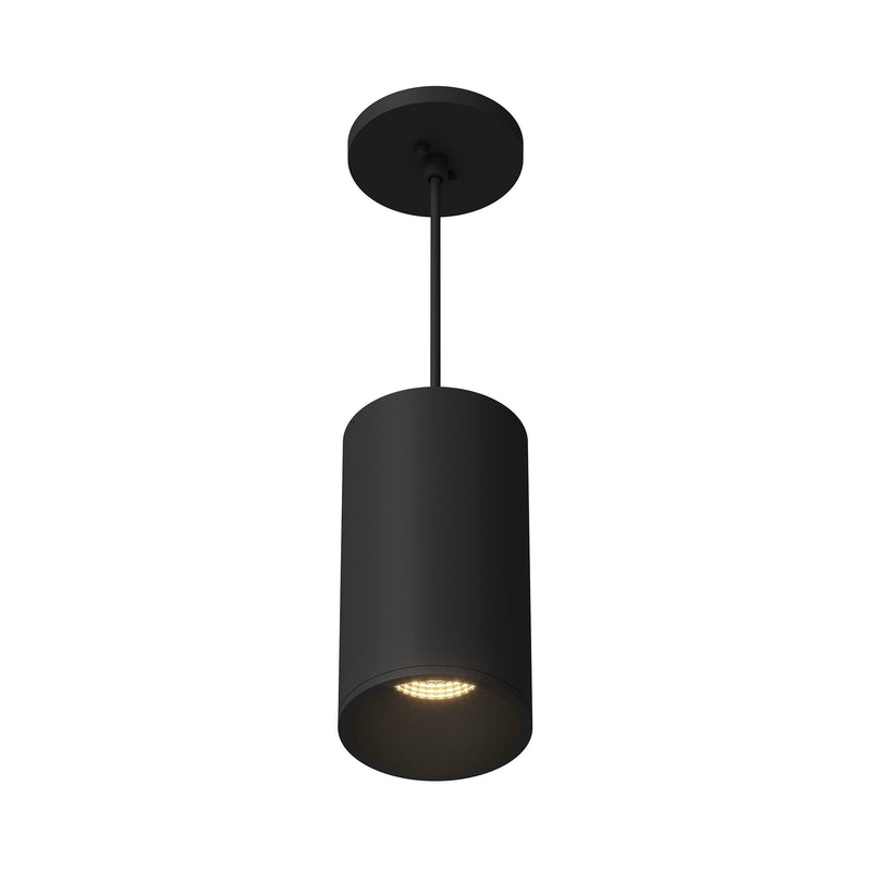 Lorna 8" Pendant, 4" Diameter in Black