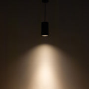 Lorna 8" Pendant, 4" Diameter in Black