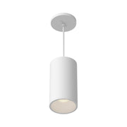 Lorna 8" Pendant, 4" Diameter in White