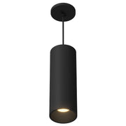 Lorna 13" Pendant, 4" Diameter in Black