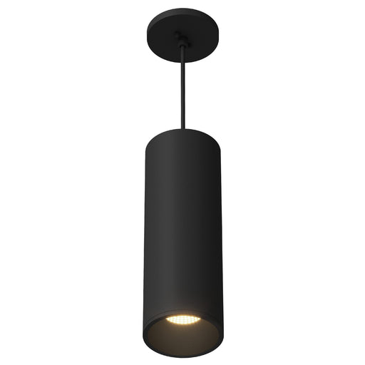 Lorna 13" Pendant, 4" Diameter in Black