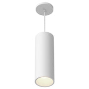 Lorna 13" Pendant, 4" Diameter in White