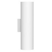 Lorna 16" Up/Down Wall Sconce, 4" Diameter in White
