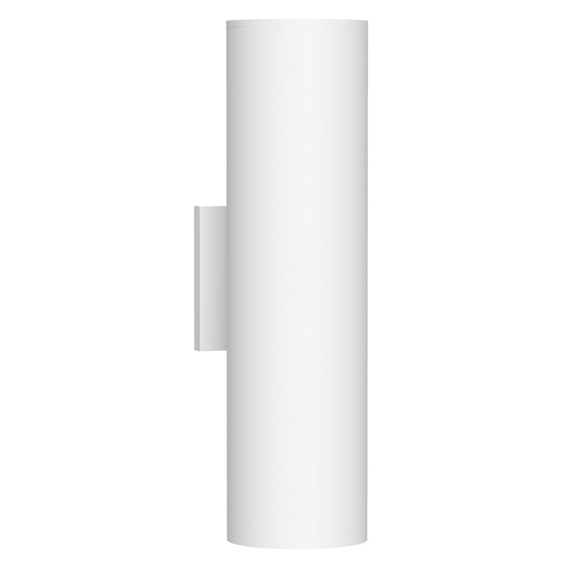 Lorna 16" Up/Down Wall Sconce, 4" Diameter in White