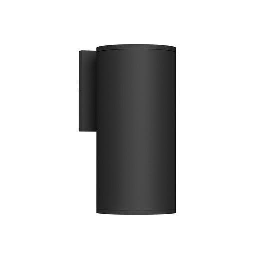 Lorna 9" Outdoor Wall Light, 4" Diameter in Black