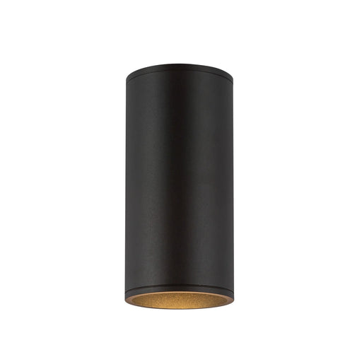 Lorna 9" Outdoor Wall Light, 4" Diameter in Black