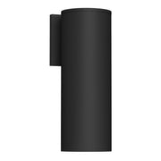Lorna 12" Outdoor Wall Light, 4" Diameter in Black