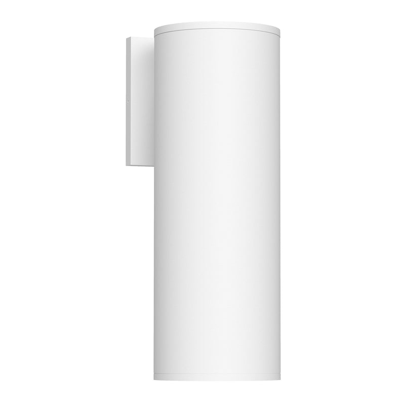 Lorna 12" Outdoor Wall Light, 4" Diameter in White