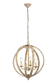 Marlow 4-Light Chandelier in Weathered Dove