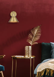 Bentley Bath Sconce in Satin Gold