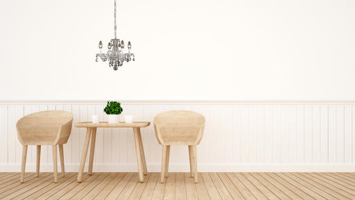 Azalea 4-Light Chandelier in Chrome