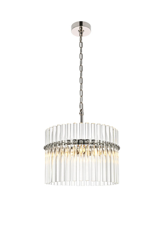 Paulina 3-Light Chandelier in Polished Nickel