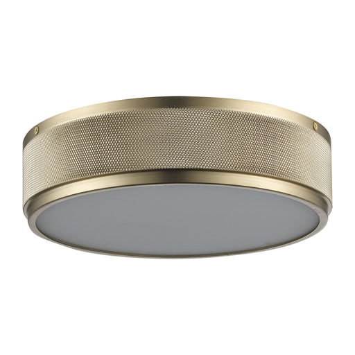 North 11" LED Flush Mount in Antique Gold