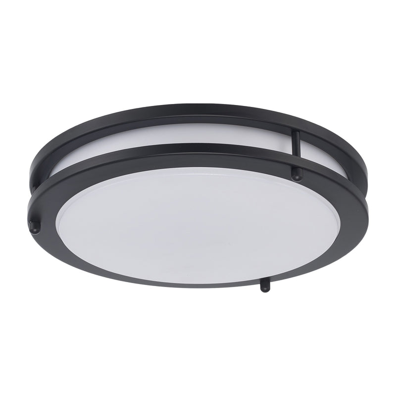 Tavian 12" LED Flush Mount in Black