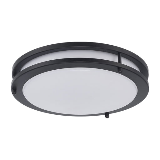 Tavian 12" LED Flush Mount in Black