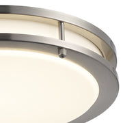 Tavian 12" LED Flush Mount in Brushed Nickel