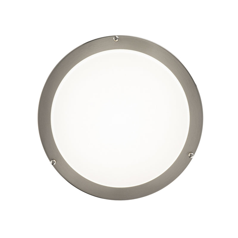 Tavian 12" LED Flush Mount in Brushed Nickel