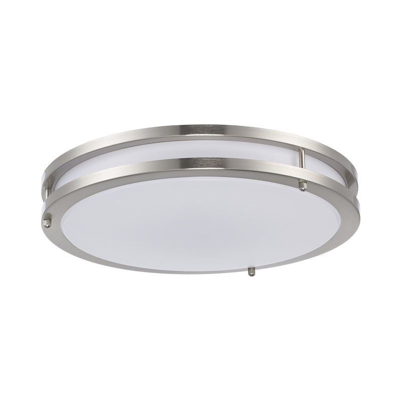 Tavian 16" LED Flush Mount in Brushed Nickel