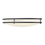 Tavian Saturn 24" LED Flush Mount in Black