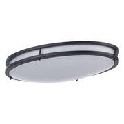 Tavian Saturn 24" LED Flush Mount in Black