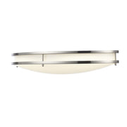 Tavian Saturn 24" LED Flush Mount in Brushed Nickel