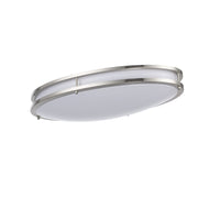 Tavian Saturn 24" LED Flush Mount in Brushed Nickel