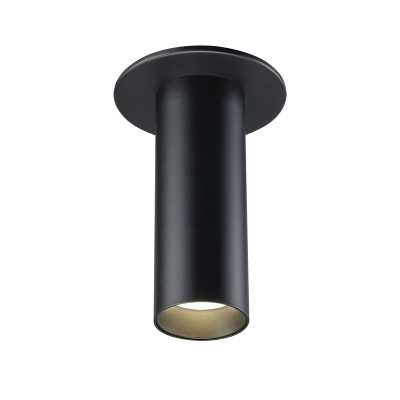 Rowland 5" Round LED Flush Mount in Black