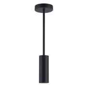 Rowland 5" LED Stem Mini Pendant in Black