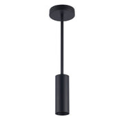 Rowland 5" LED Stem Mini Pendant in Black