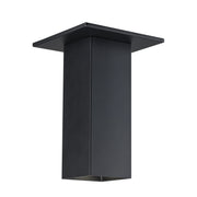 Rowland 5" Square LED Flush Mount in Black