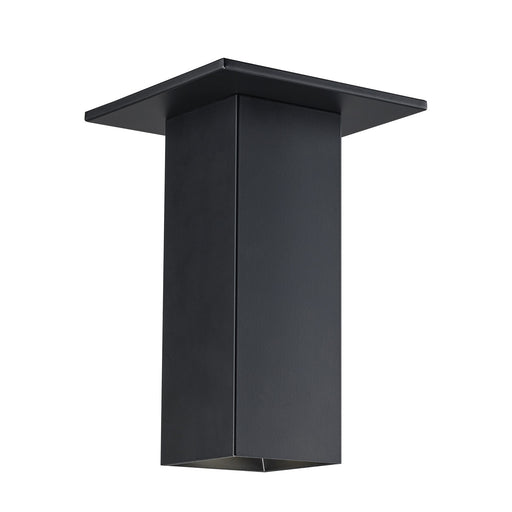 Rowland 5" Square LED Flush Mount in Black