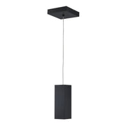 Rowland 5" Square LED Mini Pendant in Black
