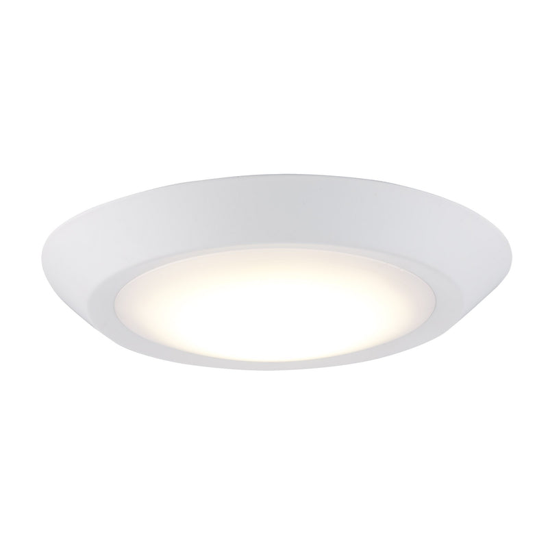 Wren 6.1" LED Slim Disk Light in White