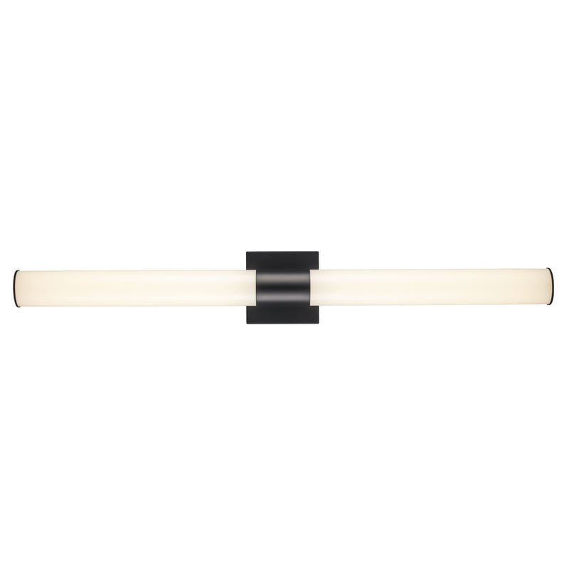 Saavy 36" Cylinder LED Vanity Light in Black