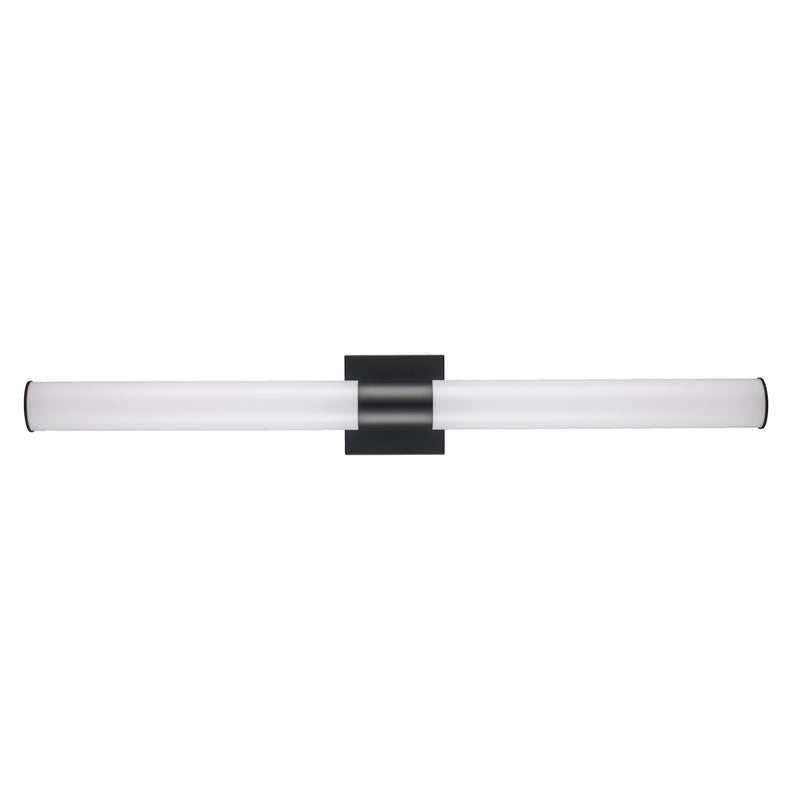 Saavy 36" Cylinder LED Vanity Light in Black