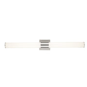 Saavy 36" Cylinder LED Vanity Light in Brushed Nickel