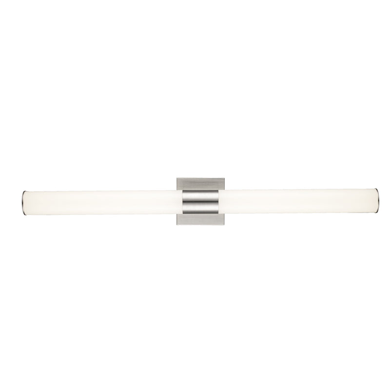 Saavy 36" Cylinder LED Vanity Light in Brushed Nickel