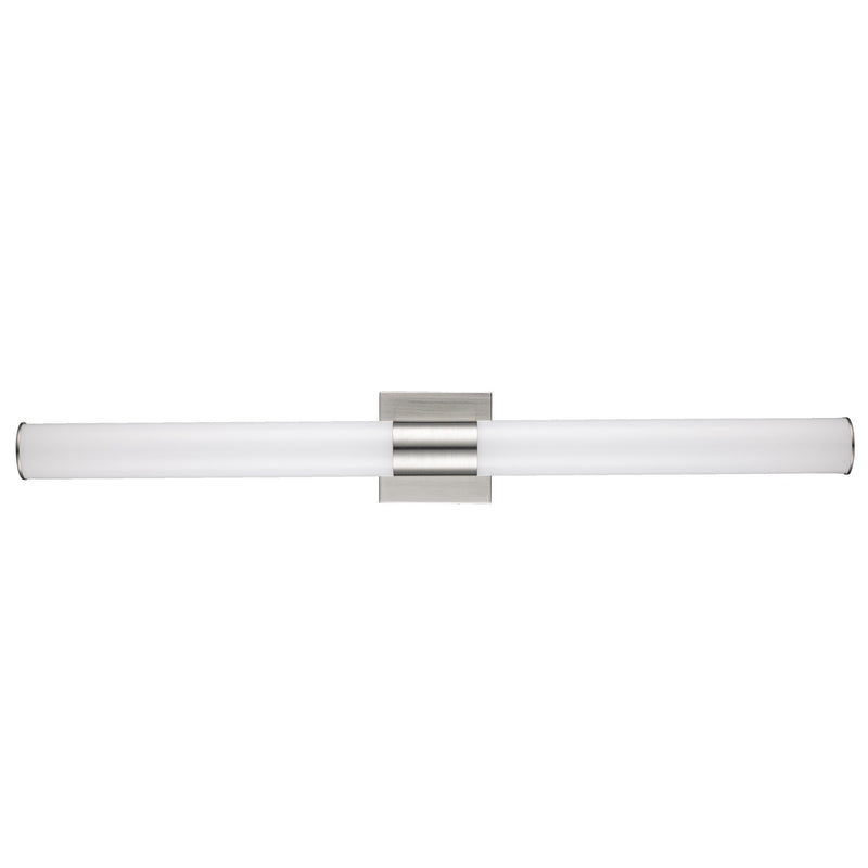 Saavy 36" Cylinder LED Vanity Light in Brushed Nickel