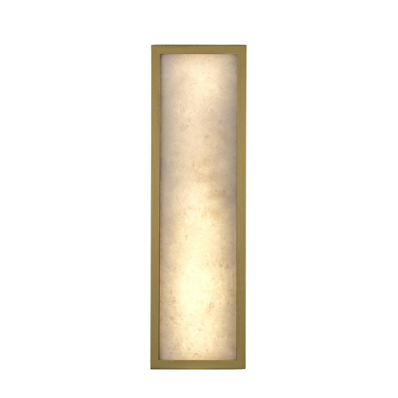 Sahara 16" LED Alabaster Wall Sconce in Antique Gold
