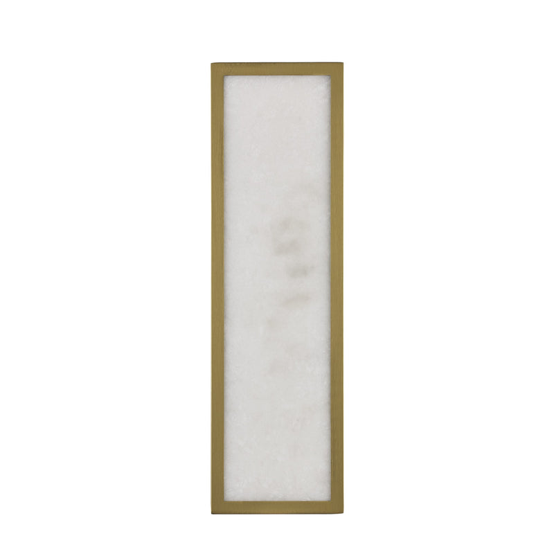 Sahara 16" LED Alabaster Wall Sconce in Antique Gold