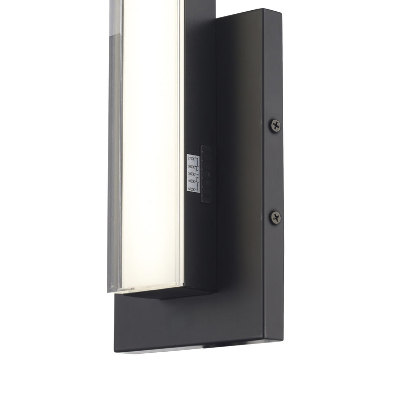 Slate 15" LED Wall Sconce in Black