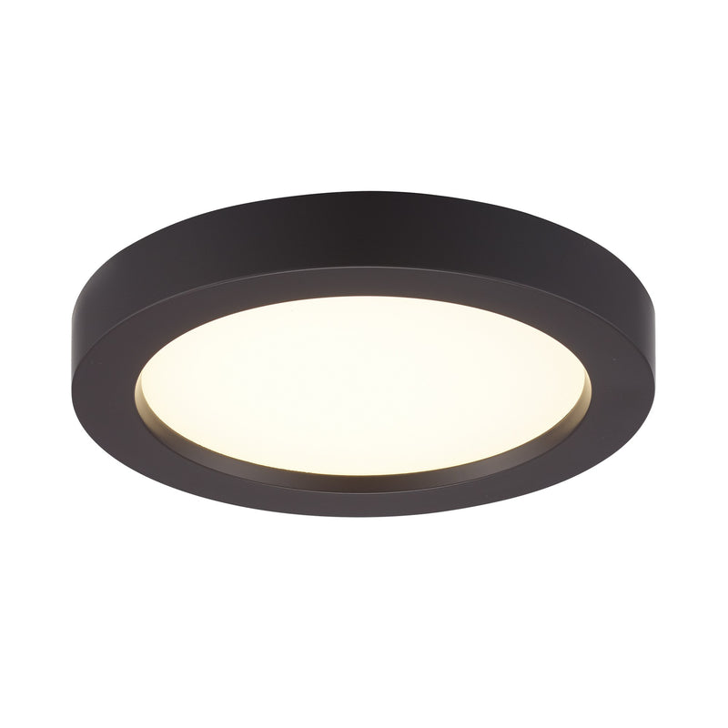 Palomino 5.3" LED Flush Mount in Four Finishes in Rubbed Oil Bronze