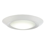 Vanowen Too 7.5" Slim LED Disk Light with White Acrylic Lens in White