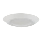 Vanowen Too 7.5" Slim LED Disk Light with White Acrylic Lens in White