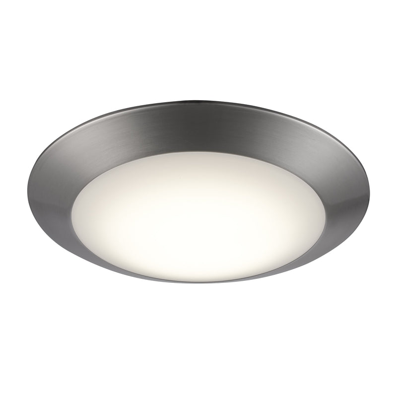 Vanowen 11" LED Flush Mount in Brushed Nickel